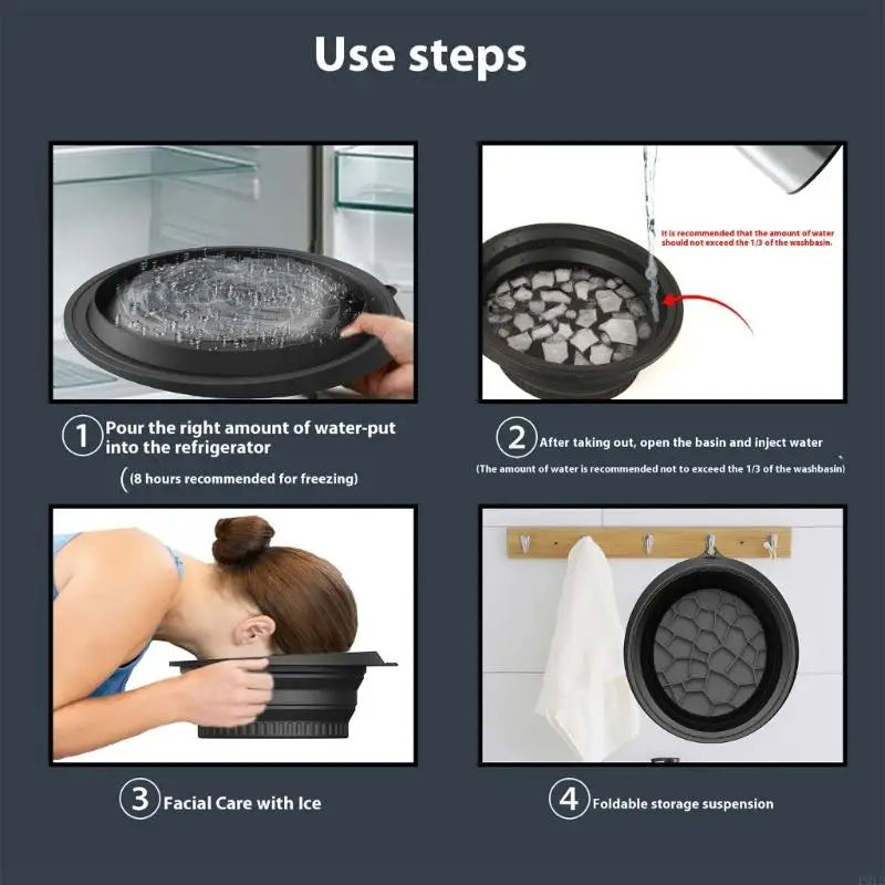 Ice Facial Plunge Bowl - Viral Cold Therapy for Puffy Face & Glowing Skin