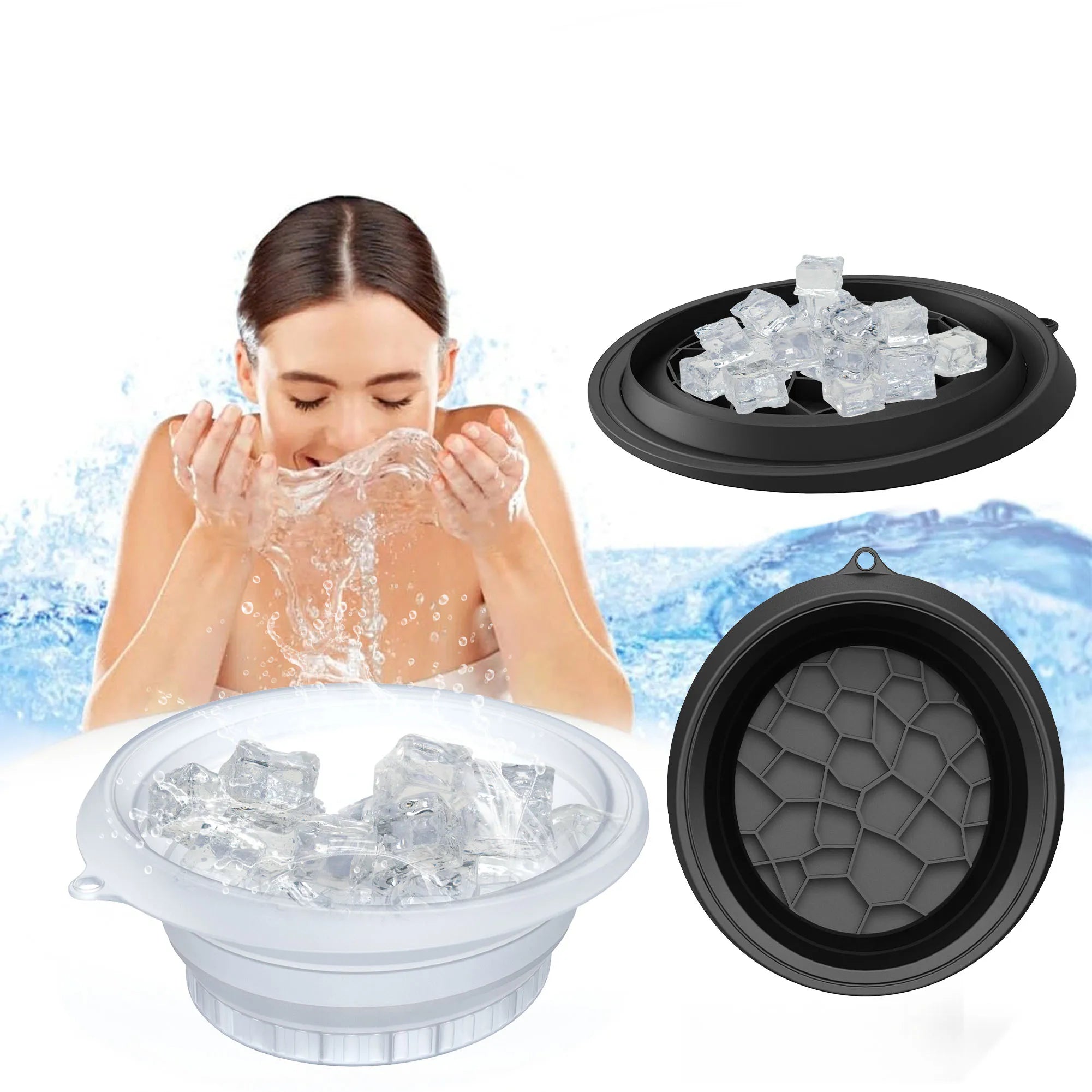 Ice Facial Plunge Bowl - Viral Cold Therapy for Puffy Face & Glowing Skin