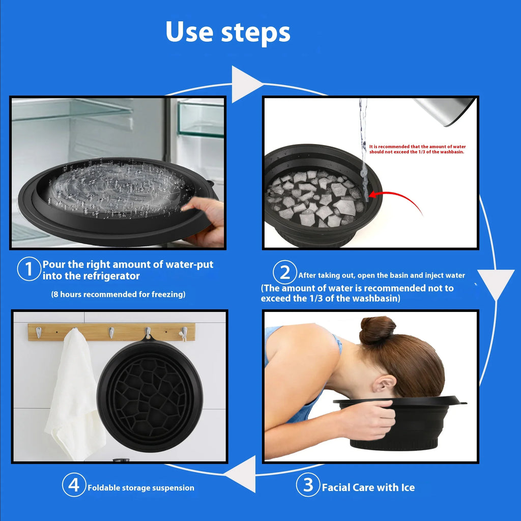 Ice Facial Plunge Bowl - Viral Cold Therapy for Puffy Face & Glowing Skin