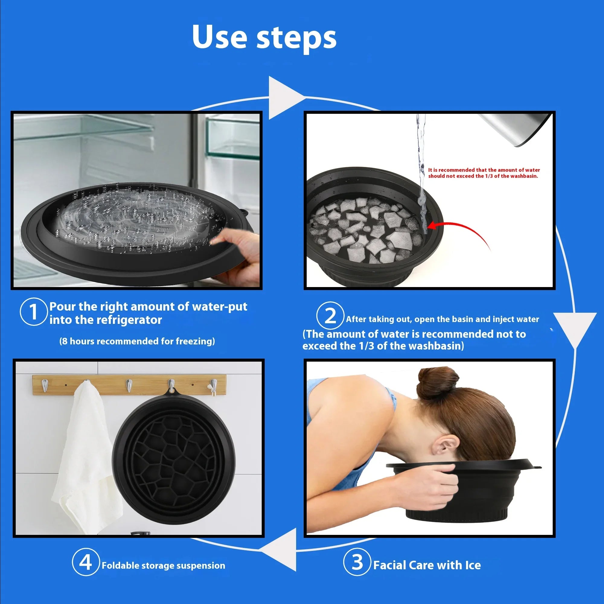 Ice Facial Plunge Bowl - Viral Cold Therapy for Puffy Face & Glowing Skin
